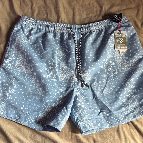 Daniel Cremieux Blue Swim Shorts - Picture 3 of 6